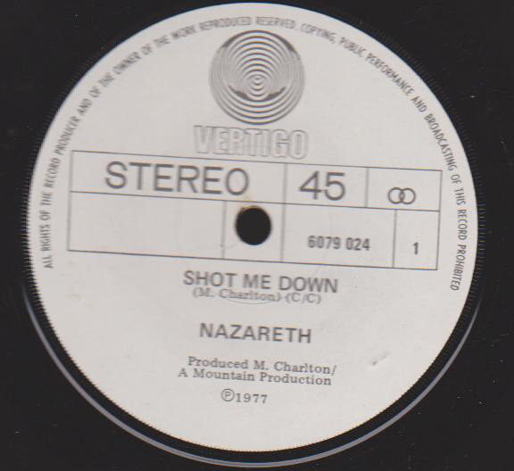 Nazareth - Shot Me Down