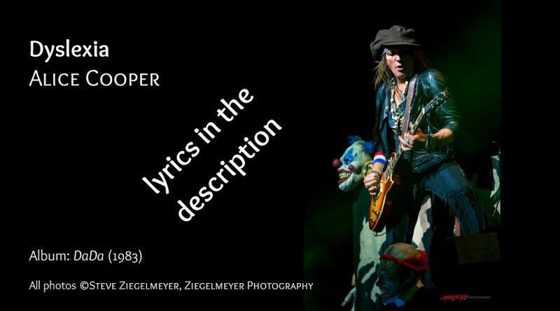 Alice Cooper - Dyslexia
