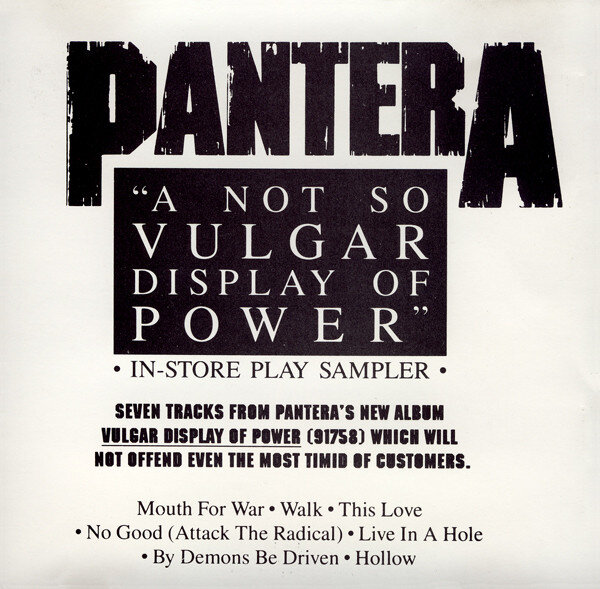 Pantera - Live In A Hole