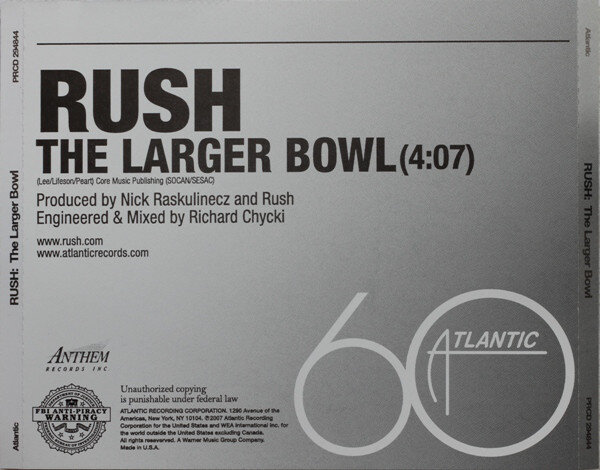 Rush - The Larger Bowl