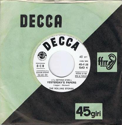 The Rolling Stones - Yesterday's Papers