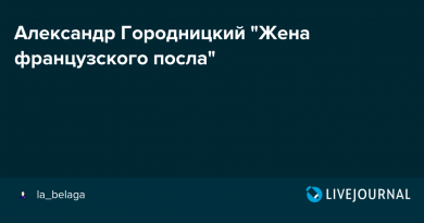 Александр Городницкий - Жена французского посла
