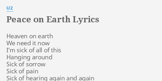 U2 - Peace On Earth