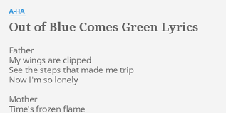 A-ha - Out of Blue Comes Green