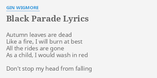 Gin Wigmore - Black Parade