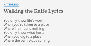 Hatebreed - Walking the Knife