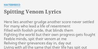 Hatebreed - Spitting Venom
