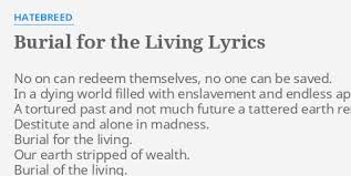 Hatebreed - Burial For The Living
