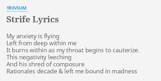 Trivium - Strife