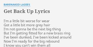 Barenaked Ladies - Get Back Up