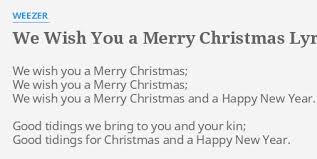 Weezer - We Wish You A Merry Christmas