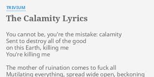 Trivium - The Calamity