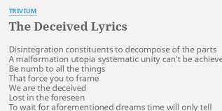 Trivium - The Deceived