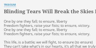Trivium - Blinding Tears Will Break the Skies
