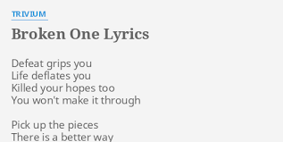Trivium - Broken One