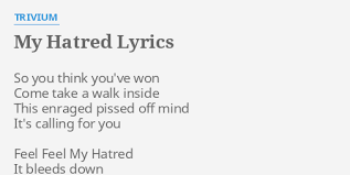 Trivium - My Hatred