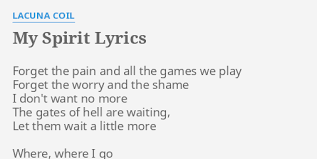 Lacuna Coil - My Spirit