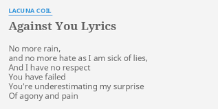 Lacuna Coil - Against You