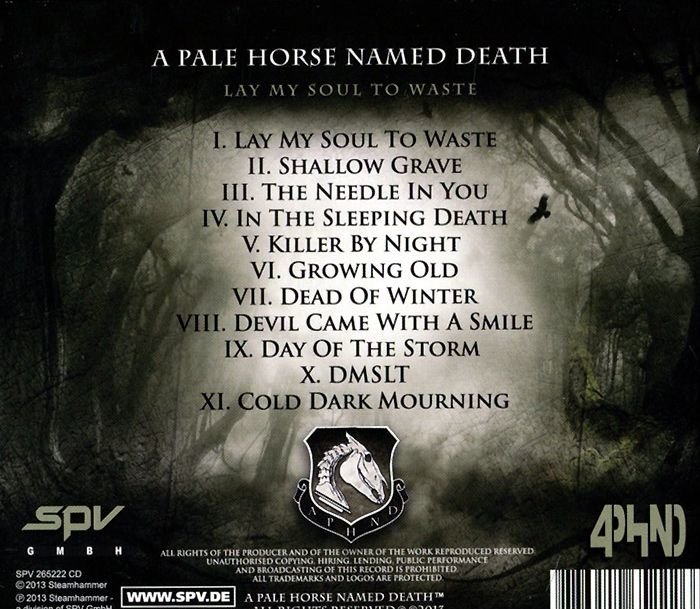 A Pale Horse Named Death - Dead Of Winter
