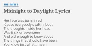Sweet - Midnight to Daylight