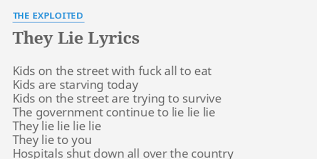 The Exploited - They Lie