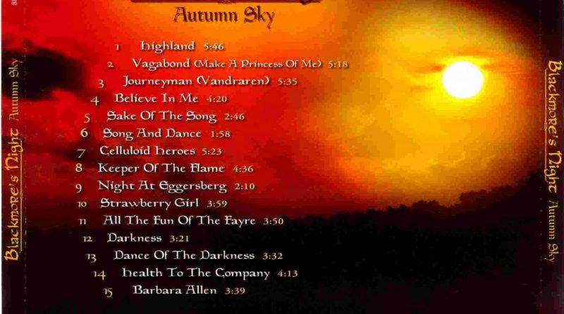 Blackmore's Night - Celluloid Heroes