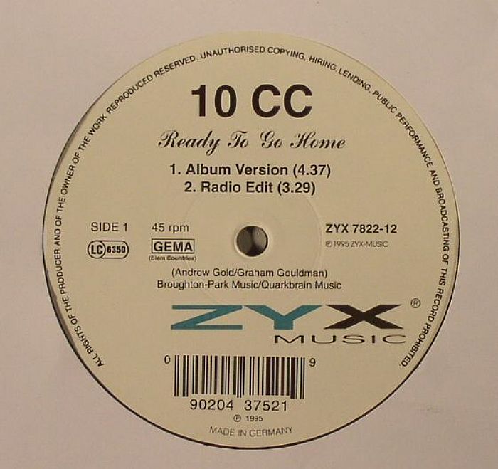 10cc - Ready To Go Home