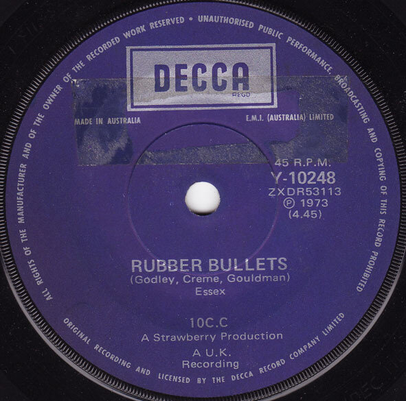 10cc - Rubber Bullets