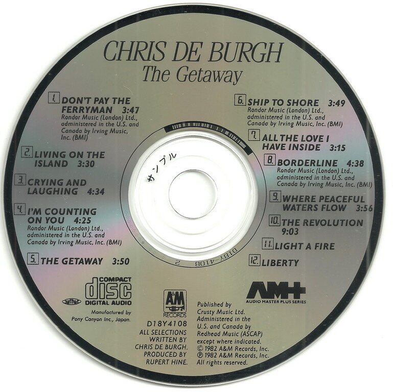Chris De Burgh - Crying And Laughing