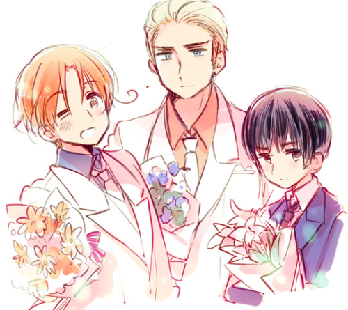 Italy, Germany and Japan- Gakuen Fiesta
