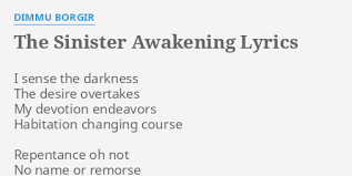 Dimmu Borgir - The Sinister Awakening