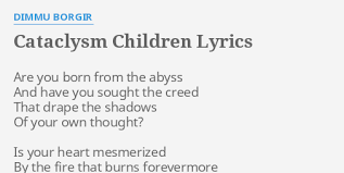Dimmu Borgir - Cataclysm Children