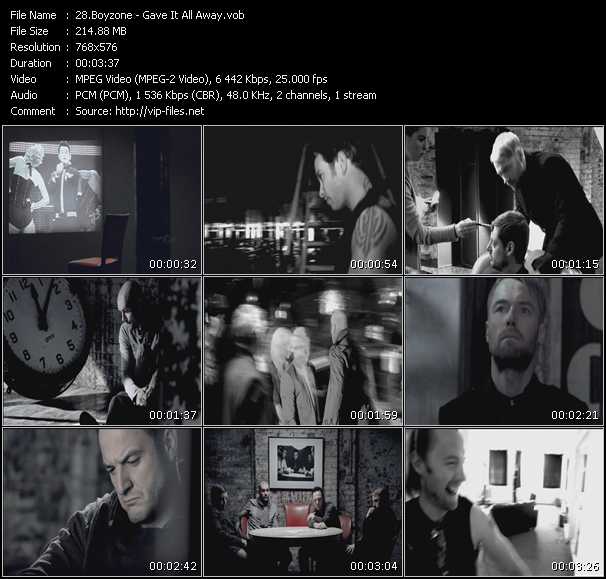 Boyzone - Gave It All Away