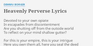 Dimmu Borgir - Heavenly Perverse