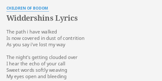 Children Of Bodom - Widdershins