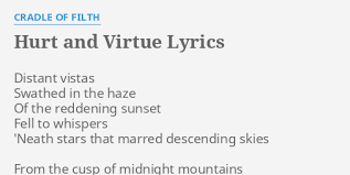 Cradle Of Filth - Hurt and Virtue