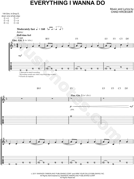 Nickelback - Everything I Wanna Do