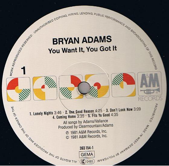 Bryan Adams - One Good Reason