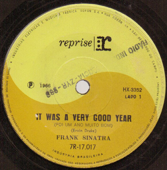 Frank Sinatra - It Was A Very Good Year
