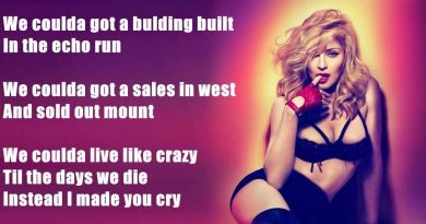 Madonna - I Fucked Up