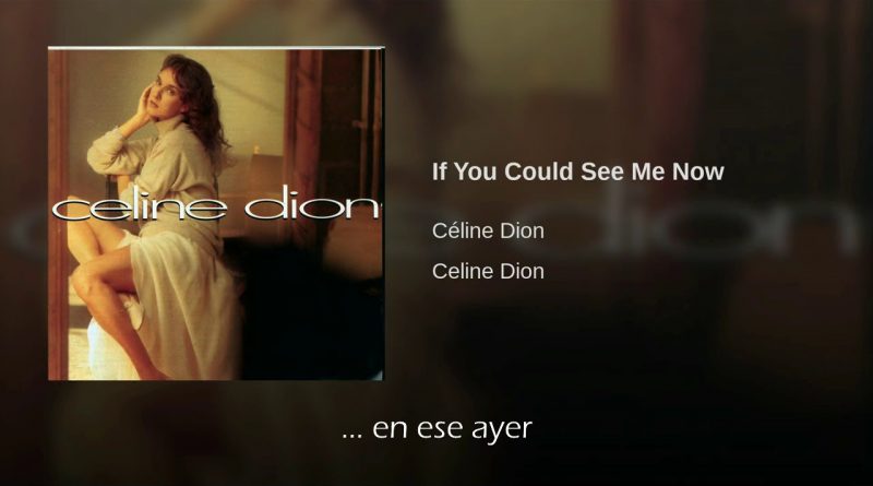 Celine Dion - If You Could See Me Now