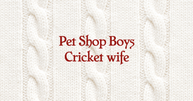 Pet Shop Boys - Cricket wife