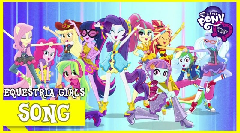 Twilight Sparkle, Sunset Shimmer, Rainbow Dash, Apple Jack, Pinkie Pie, Rarity - Dance Magic