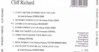 Cliff Richard - I Can't Ask For Anymore Than You